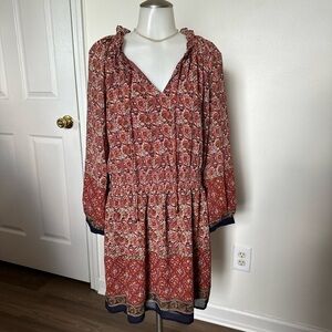 EUC Bohme Longsleeve short date night dress large